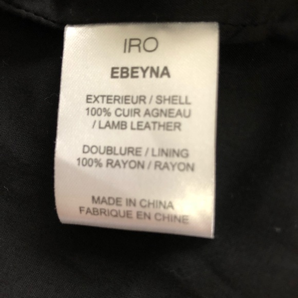 IRO Moto Leather Jacket - Picture 5 of 8